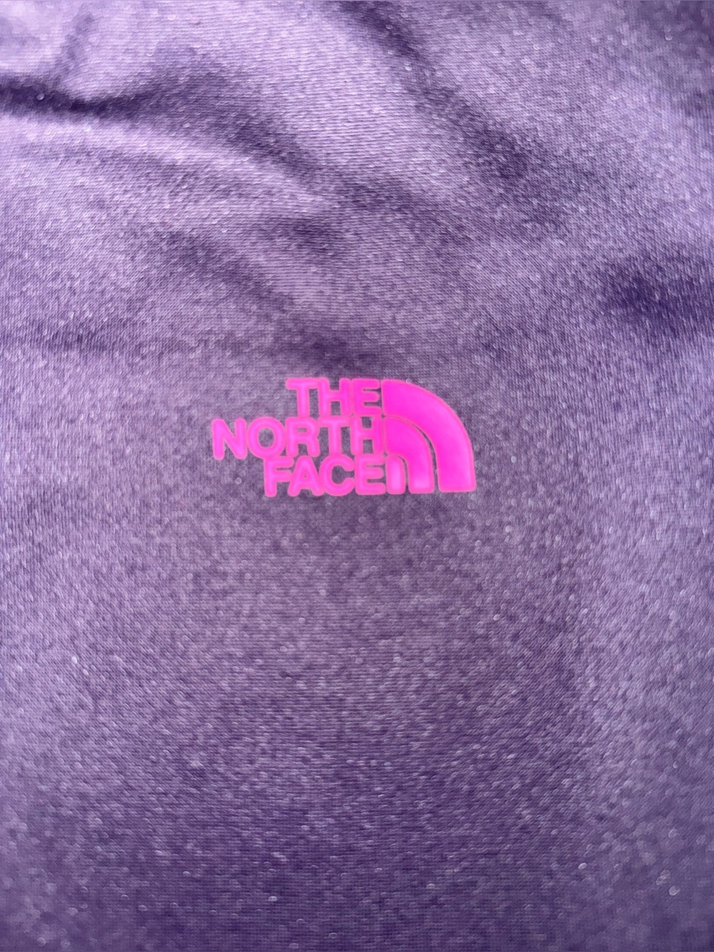 The North Face women’s ' Purple Pullover Hoodie with Pink Logo, size L - Picture 5 of 7